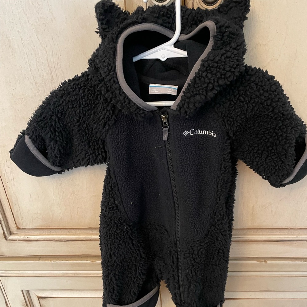 Columbia 0-3 month bunting bodysuit